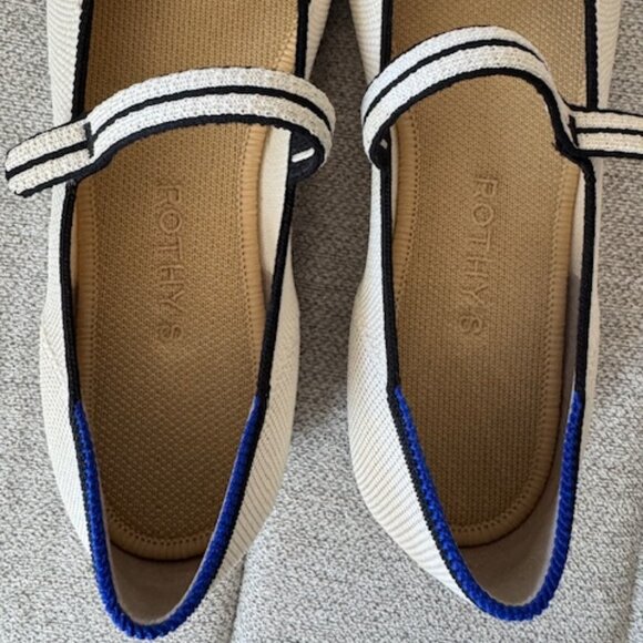 (Rothy's) The Square Mary Jane in Gardenia - Picture 10 of 11